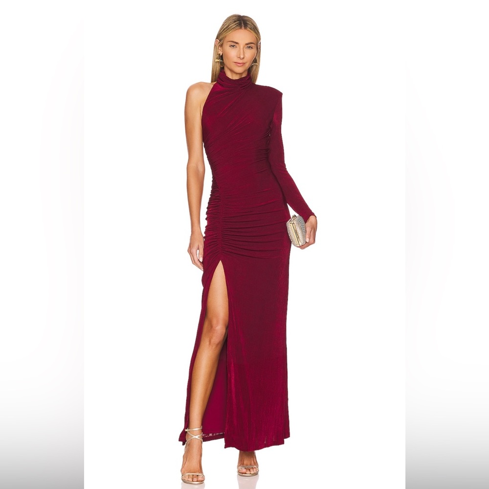 MISHA Pauline Gown in Port
